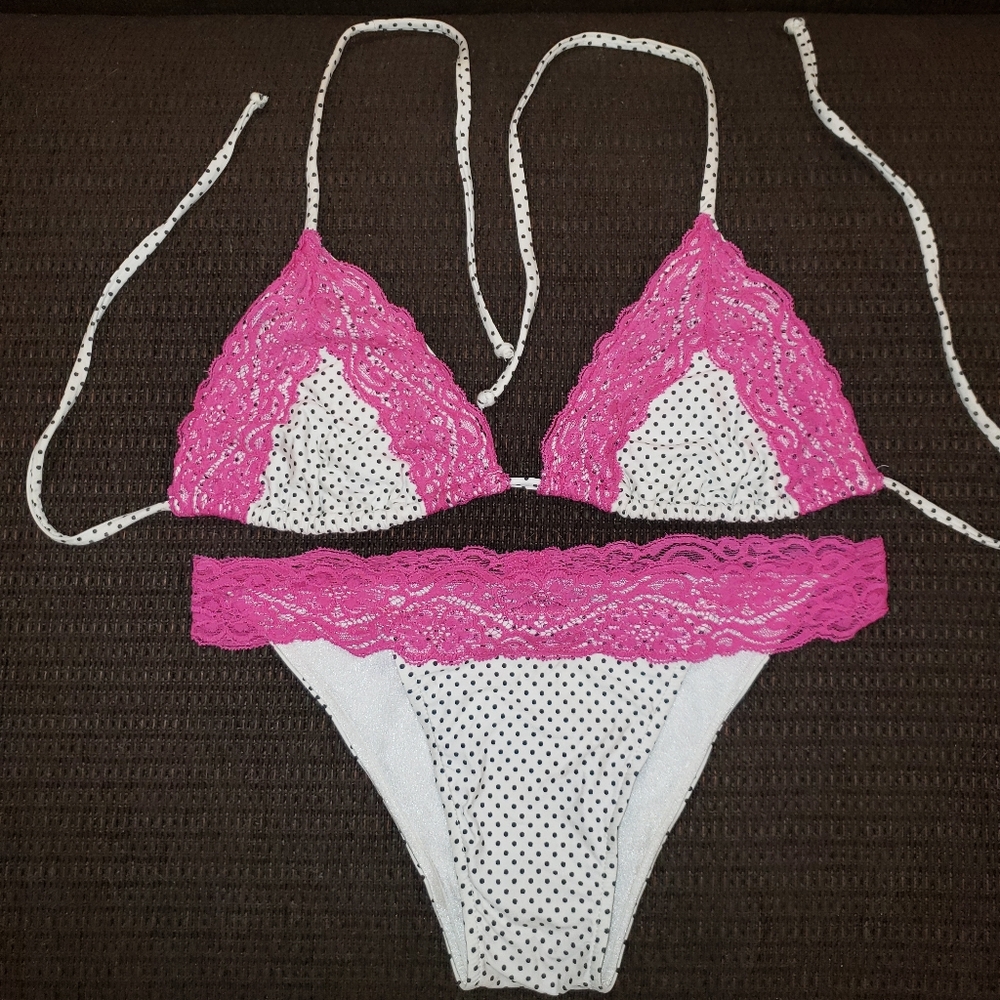 Rare beach bunny Lady Lace bikini XL / L
